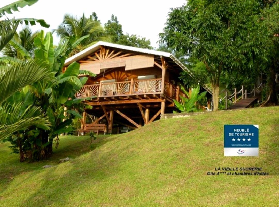 Gite 4 Etoiles, La Vieille Sucrerie St Claude Guadeloupe, Jacuzzi Spa Privatif, Vue Exceptionnelle Sur La Mer Des Caraibes Basse-Terre Ngoại thất bức ảnh