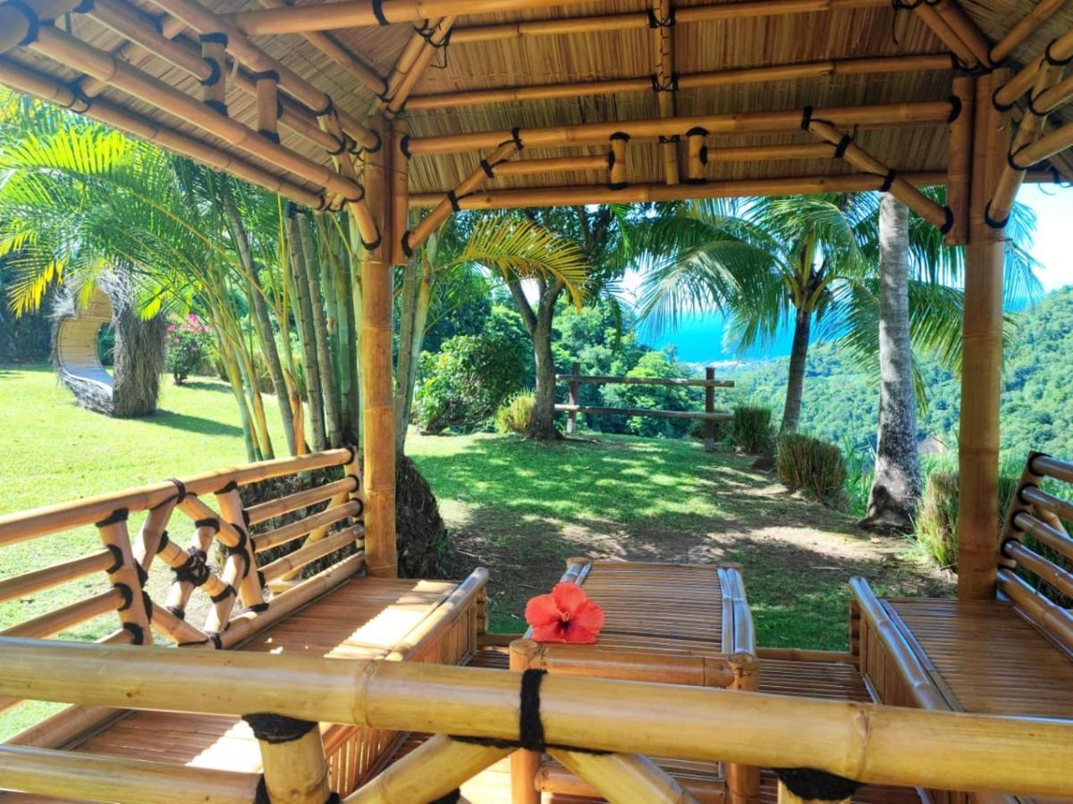 Gite 4 Etoiles, La Vieille Sucrerie St Claude Guadeloupe, Jacuzzi Spa Privatif, Vue Exceptionnelle Sur La Mer Des Caraibes Basse-Terre Ngoại thất bức ảnh