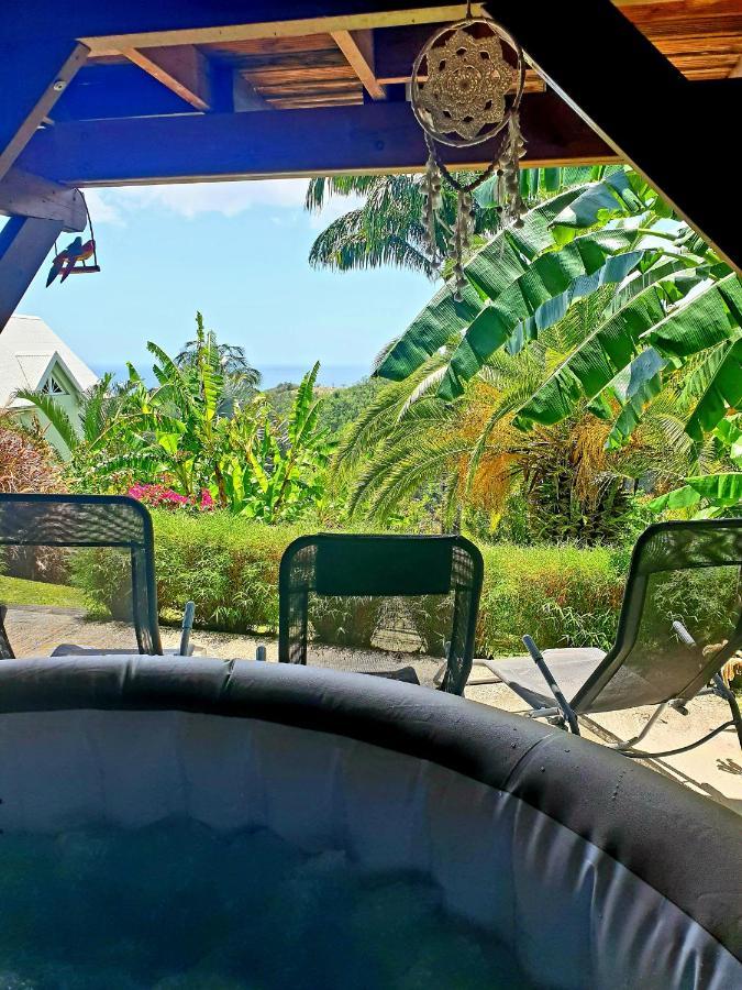Gite 4 Etoiles, La Vieille Sucrerie St Claude Guadeloupe, Jacuzzi Spa Privatif, Vue Exceptionnelle Sur La Mer Des Caraibes Basse-Terre Ngoại thất bức ảnh